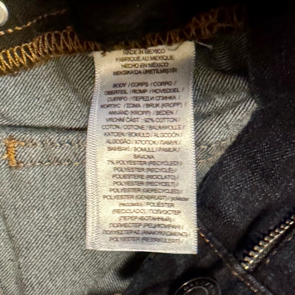 Ralph Lauren Dark Blue Denim Jeans High Waist Straight Leg Sz. 8 - Picture 10 of 16